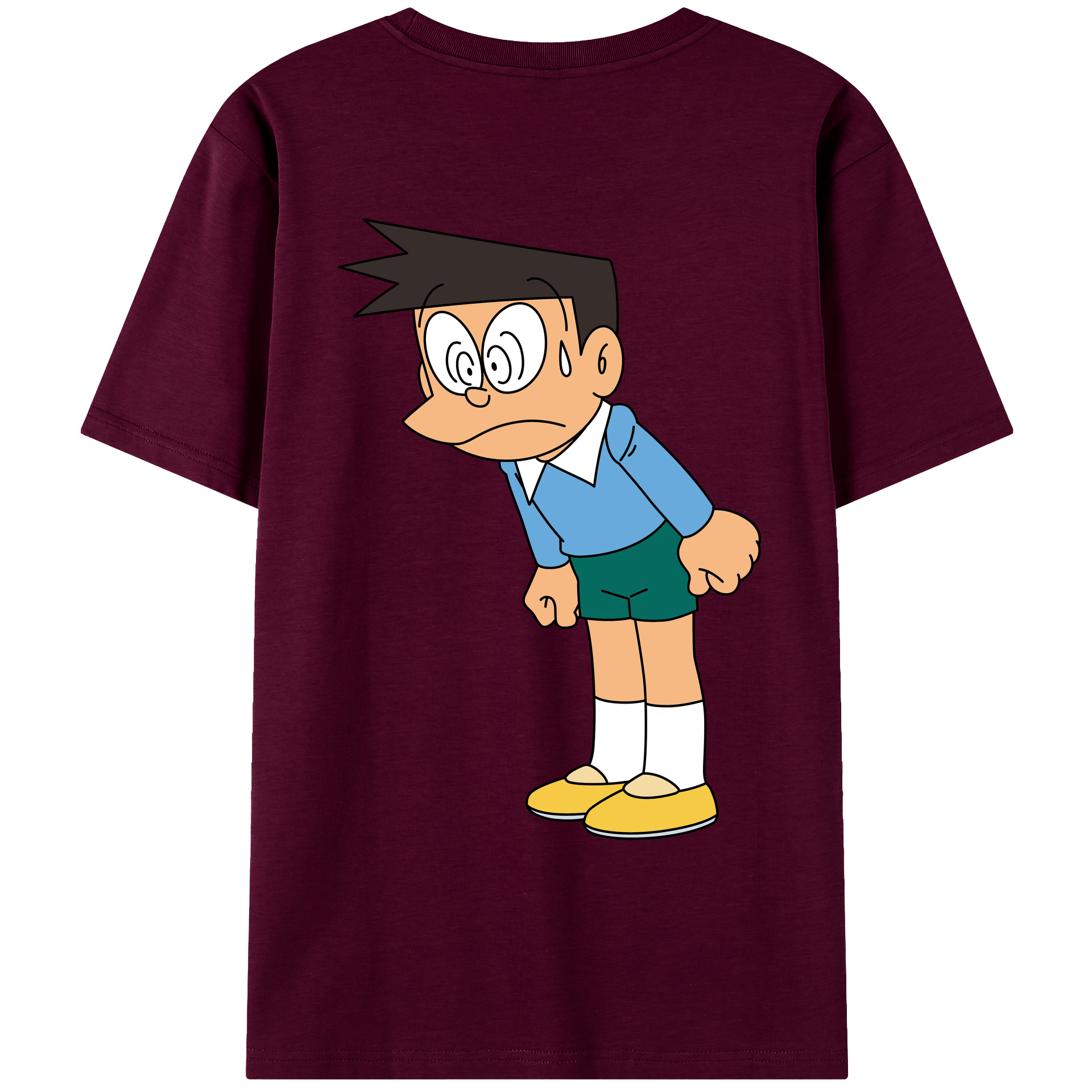 （画像用） ドラえもん 骨川 スネ夫 Doraemon Honekawa Suneo レディース半袖Tシャツ(バックプリント)